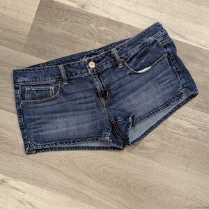 American Eagle Dark Blue Jean Shorts